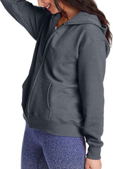 Womens Full Zip Fleece Hoodie